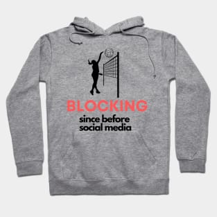 Blocking since before social media Hoodie